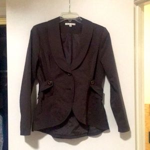 Cabi charcoal riding blazer